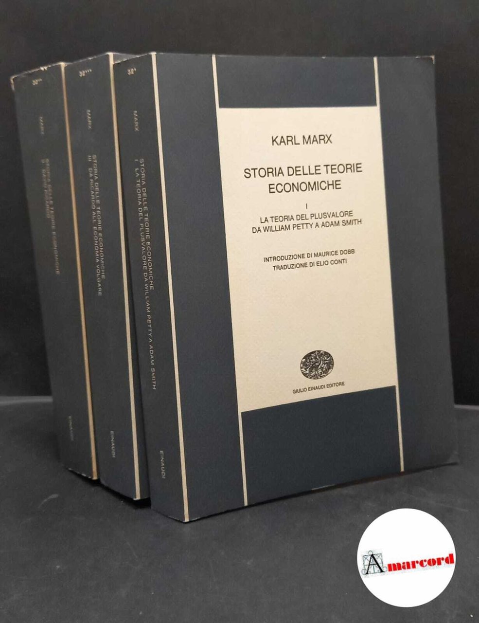 Marx, Karl. , and Conti, Elio. Storia delle teorie economiche …