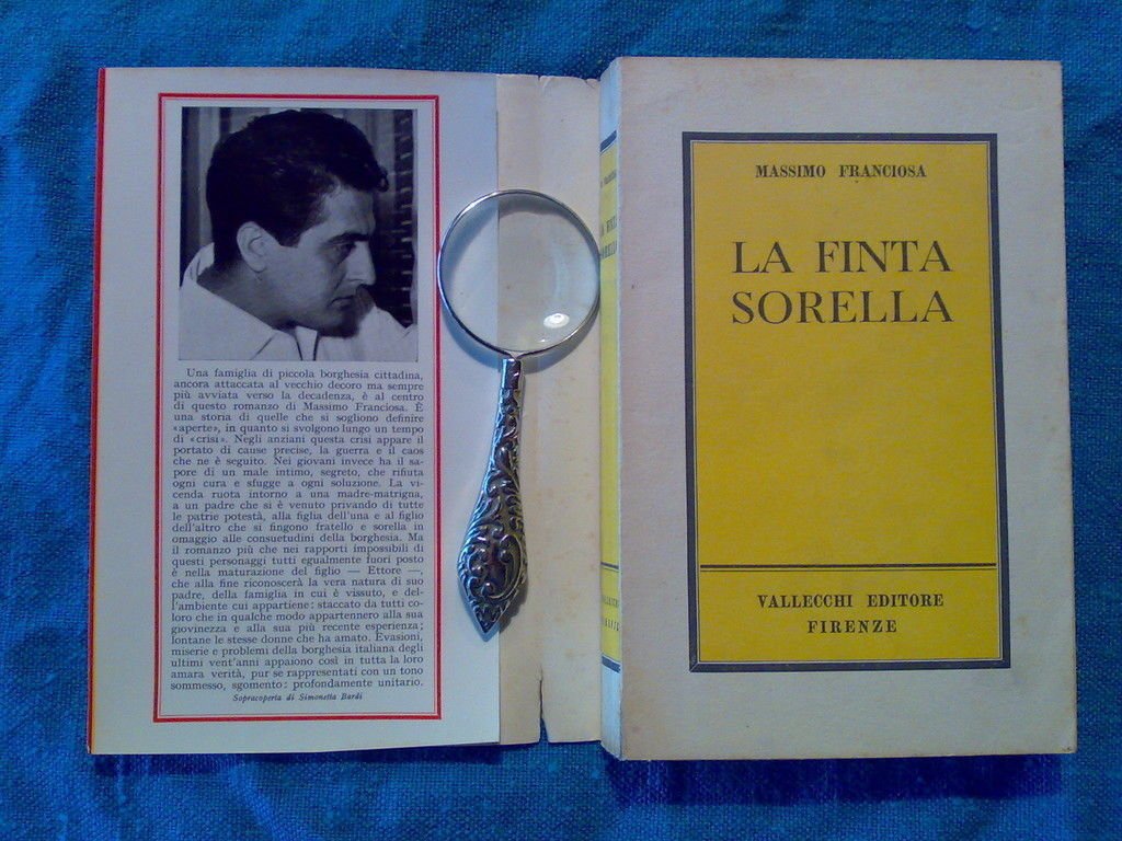 Massimo Franciosa - LA FINTA SORELLA - 1959 - 1^ed.