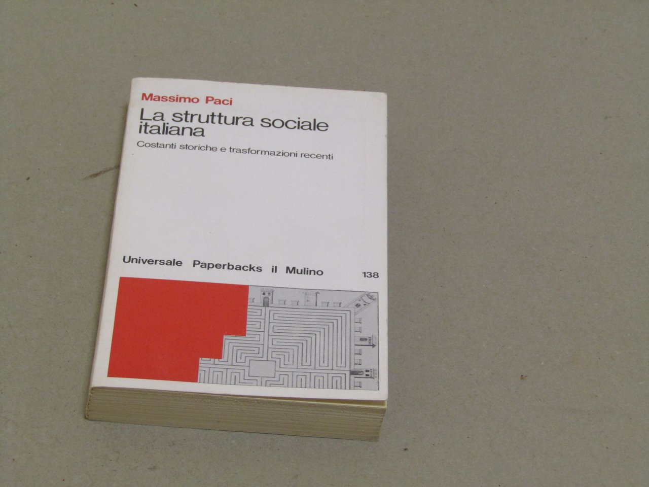 Massimo Paci. La struttura sociale italiana