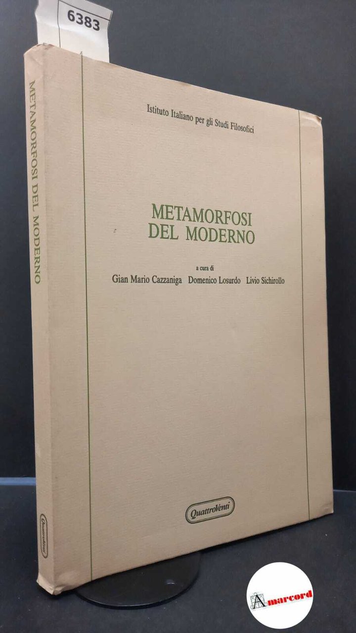 Metamorfosi del moderno