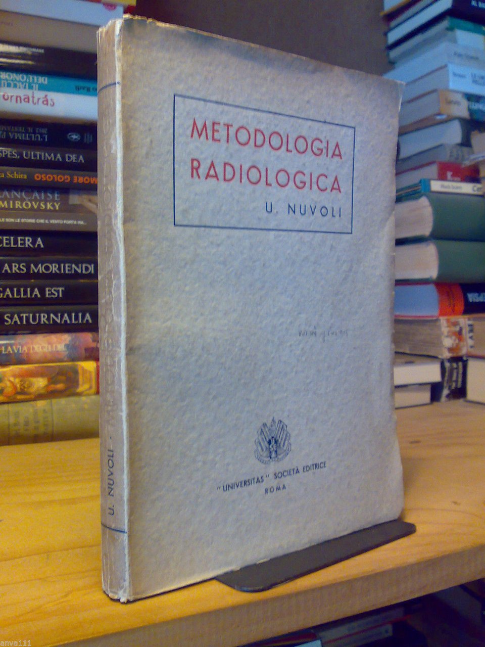 METODOLOGIA RADIOLOGICA di Umberto Nuvoli - 1939