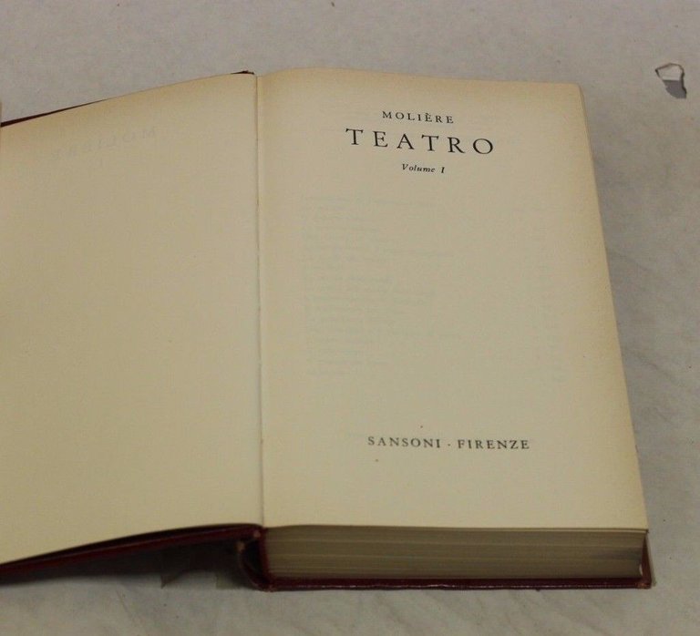 Molière. Teatro. Volume I- II