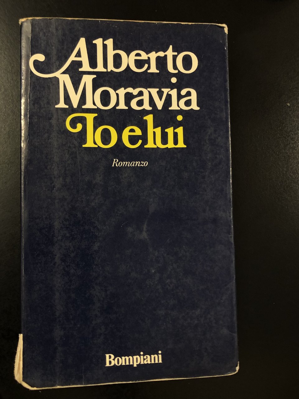 Moravia Alberto. Io e lui. Bompiani 1974.