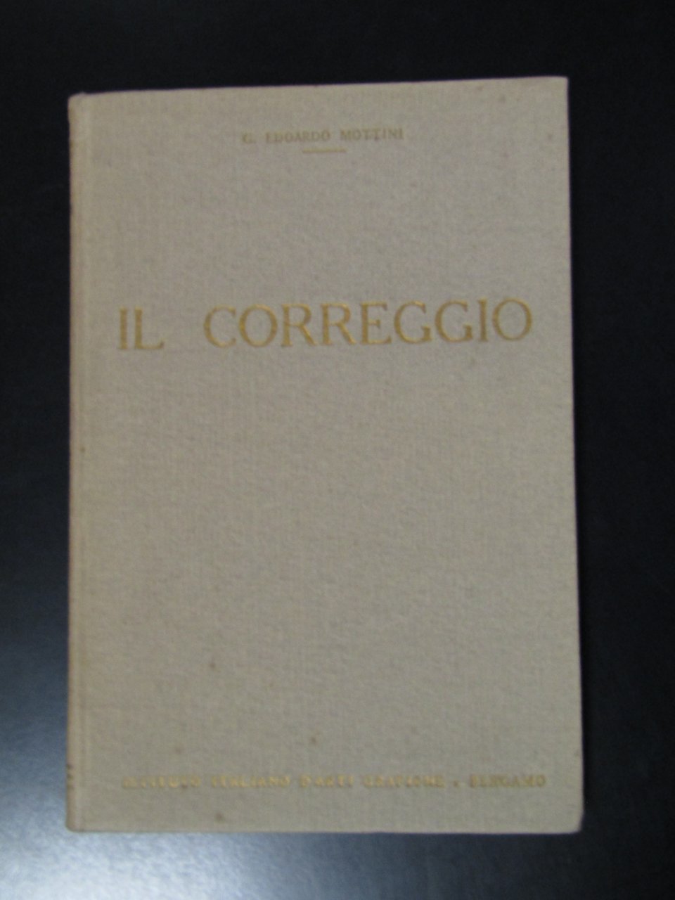 Mottini G. Edoardo. Il Correggio. Istituto Italiano di Arti Grafiche … | Immagine principale