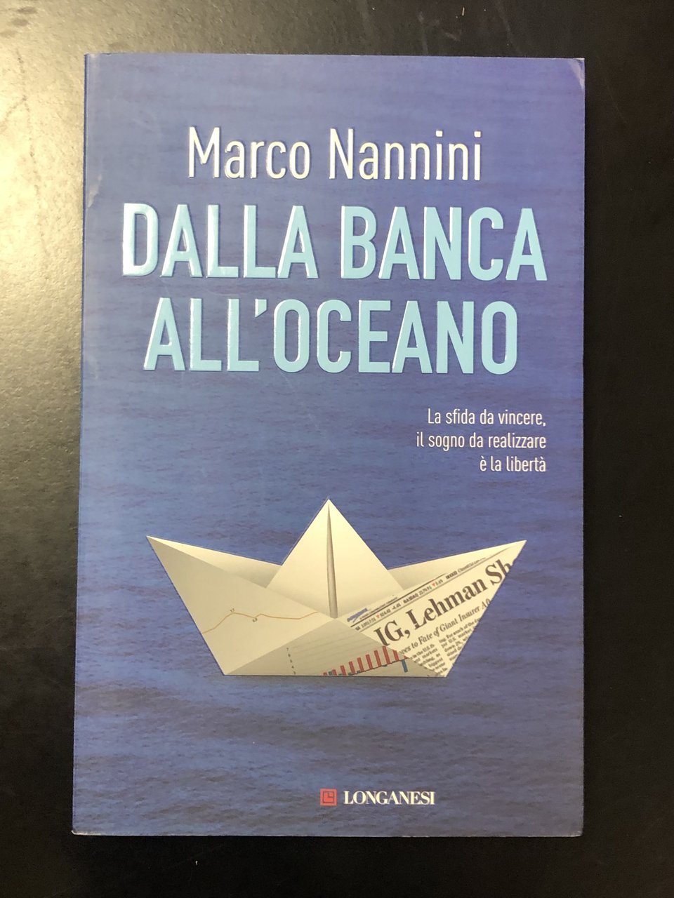 Nannini Marco. Dalla banca all'oceano. Longanesi 2015 - I.