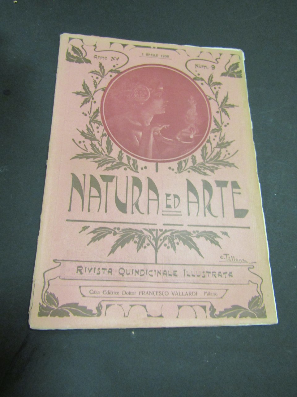 Natura ed arte. Rivista quindicinale illustrata. Anno XV. Num. 9. …