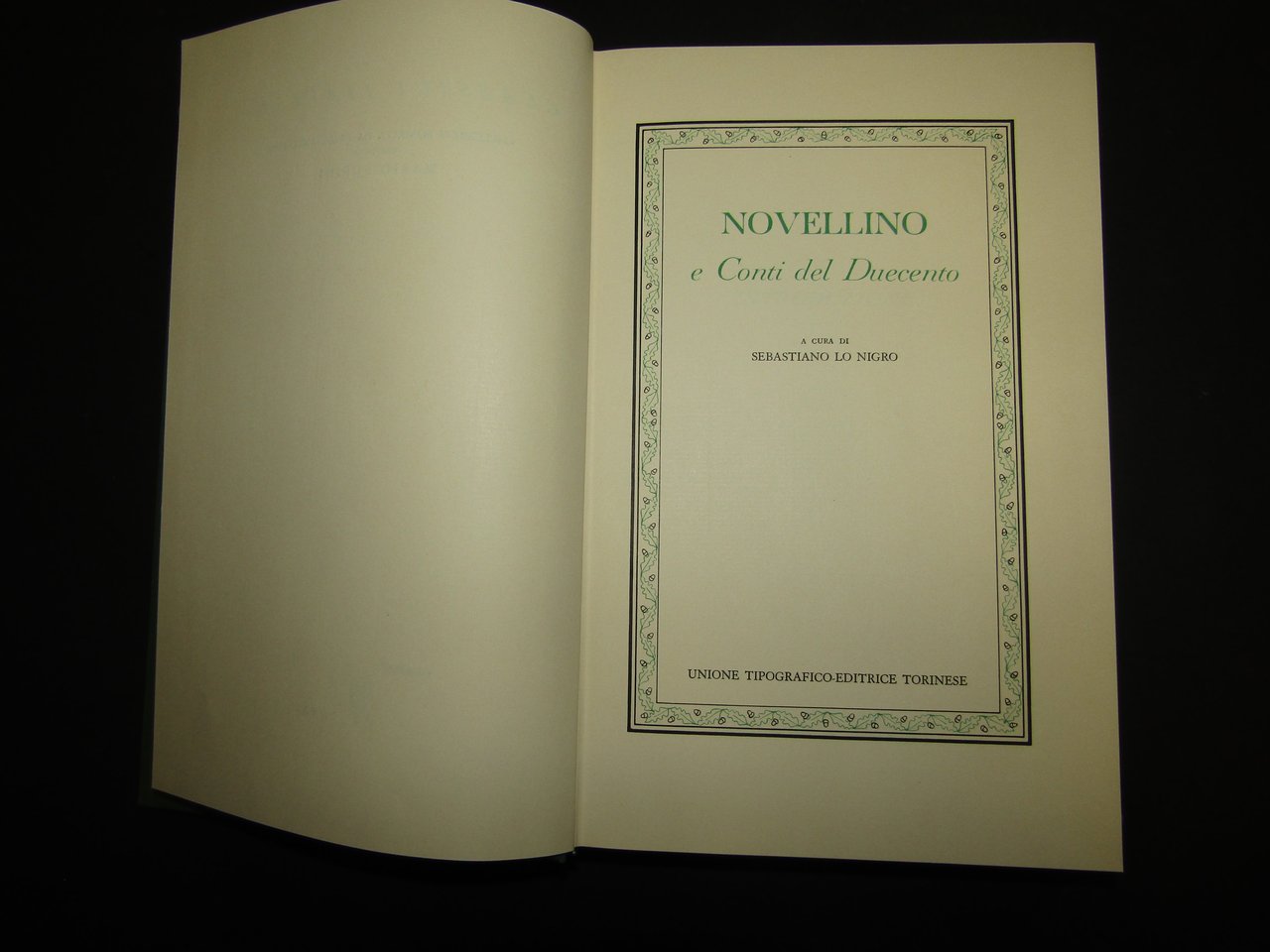 Novellino e Conti del Duecento. a cura di Lo Nigro …