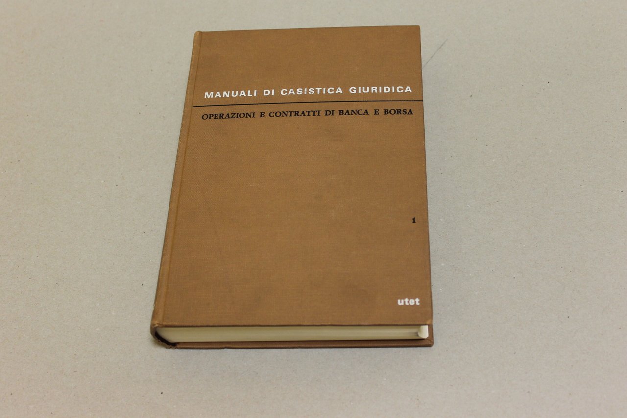 Operazioni e contratti di banca e borsa