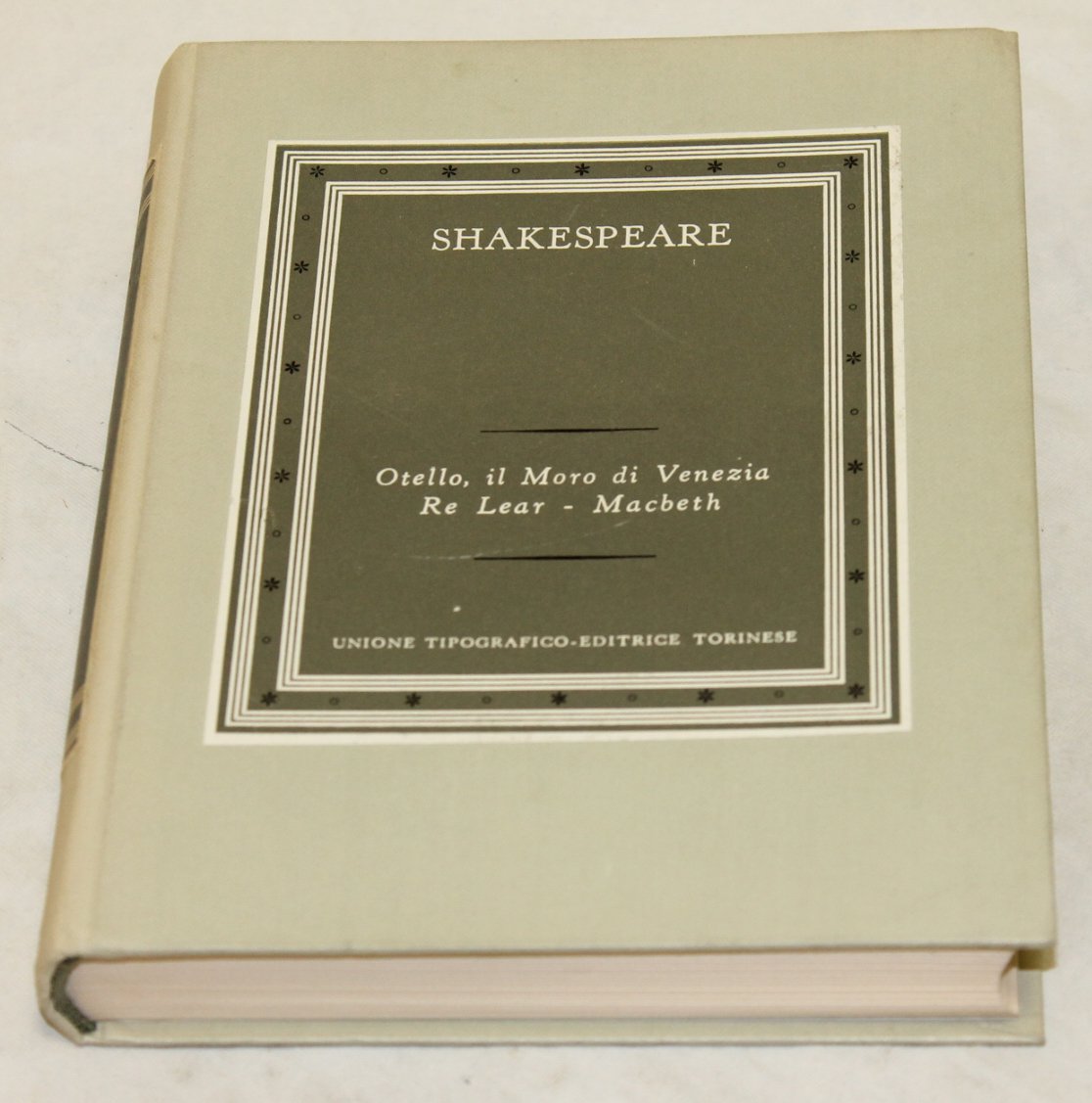 Otello, il Moro di Venezia, Re Lear - Macbeth