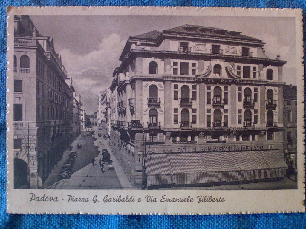 PADOVA / PIAZZA GARIBALDI E VIA EMANUELE FILIBERTO - 1938