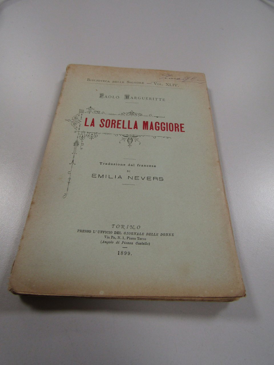 Paolo Margueritte. La sorella maggiore