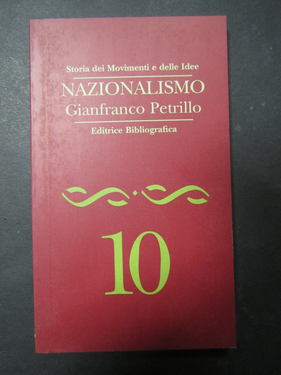 Petrillo Gianfranco. Nazionalismo. Editrice bibliografica. 1995