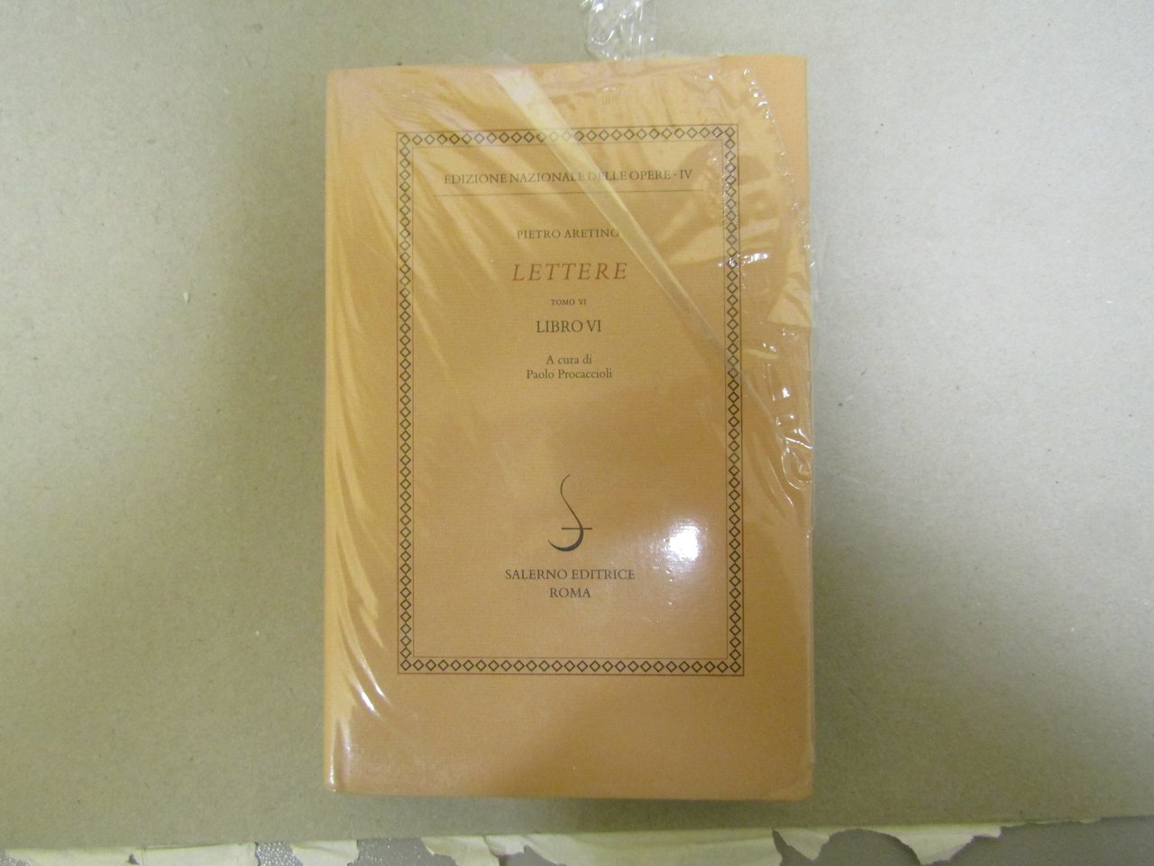 Pietro Aretino. Lettere tomo VI