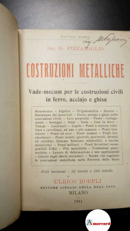 Pizzamiglio, Giovanni. Costruzioni metalliche : vade-mecum per le costruzioni civili …