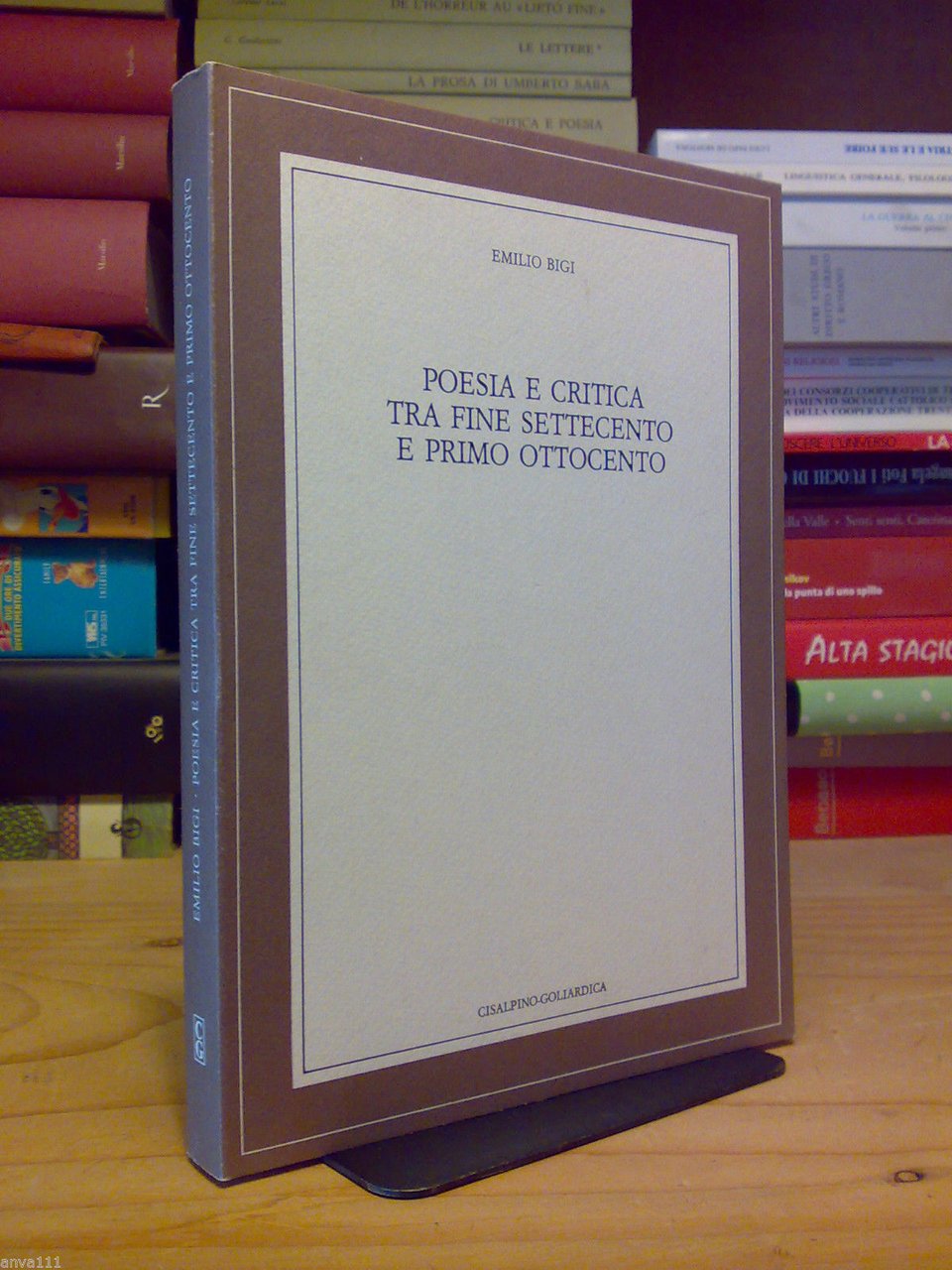 POESIA E CRITICA TRA FINE SETTECENTO E PRIMO OTTOCENTO - …