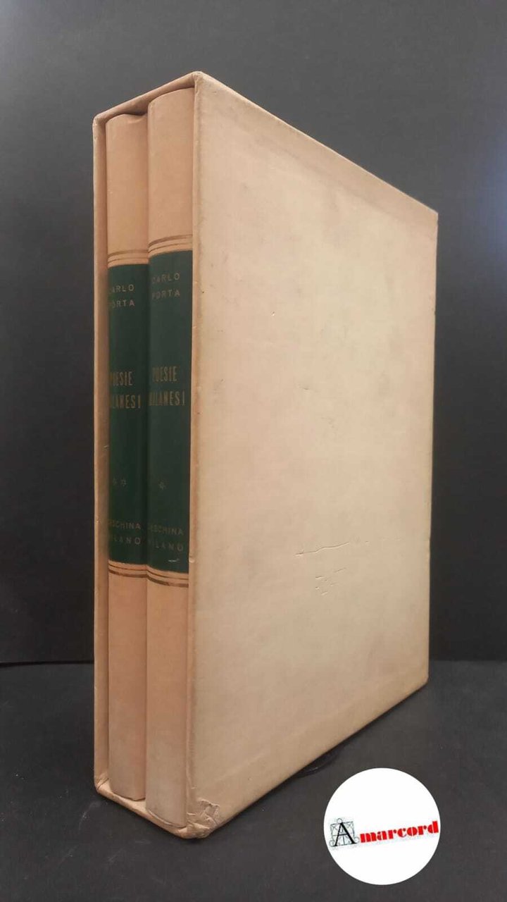 Porta, Carlo. , and Pagani, Severino. Poesie milanesi : raccolta … | Immagine principale