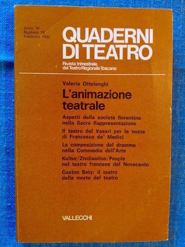 QUADERNI DI TEATRO - FEBBRAIO 1982