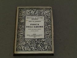 Remy de Gourmont. Fisica dell'amore. Laterza. 1955 | Immagine principale