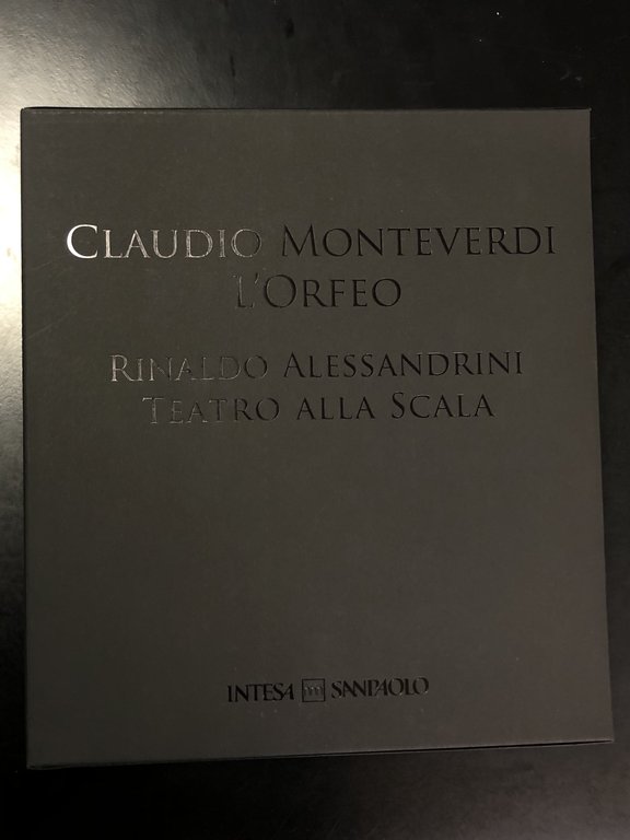 Rinaldo Alessandrini. Teatro alla Scala / Claudio Monteverdi. L'Orfeo. Intesa …