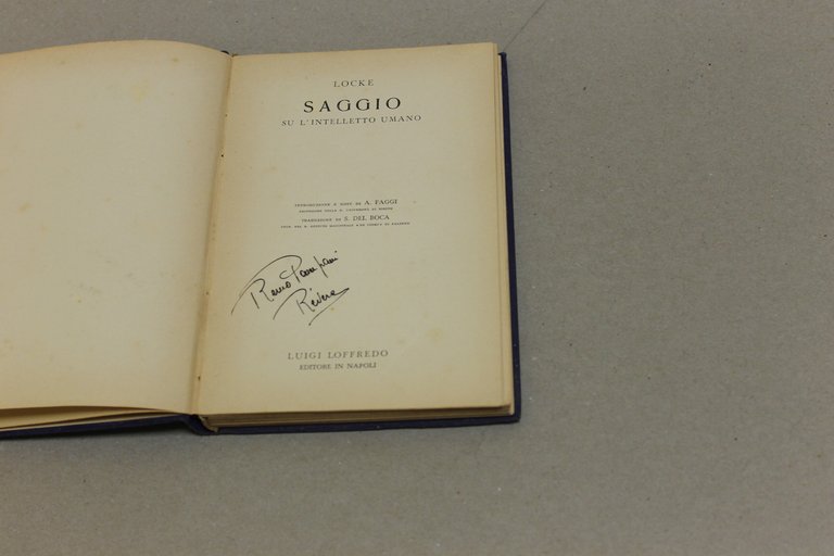 Saggio su l'intelletto umano