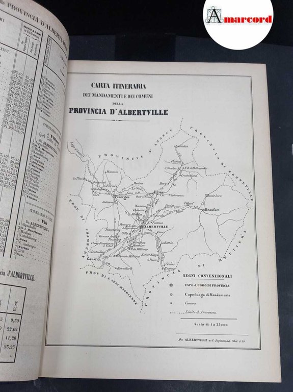 Sardegna : Ministero della guerra. Itinerario generale degli Stati di …