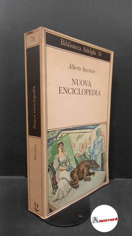 Savinio, Alberto. Nuova enciclopedia Milano Adelphi, 1977
