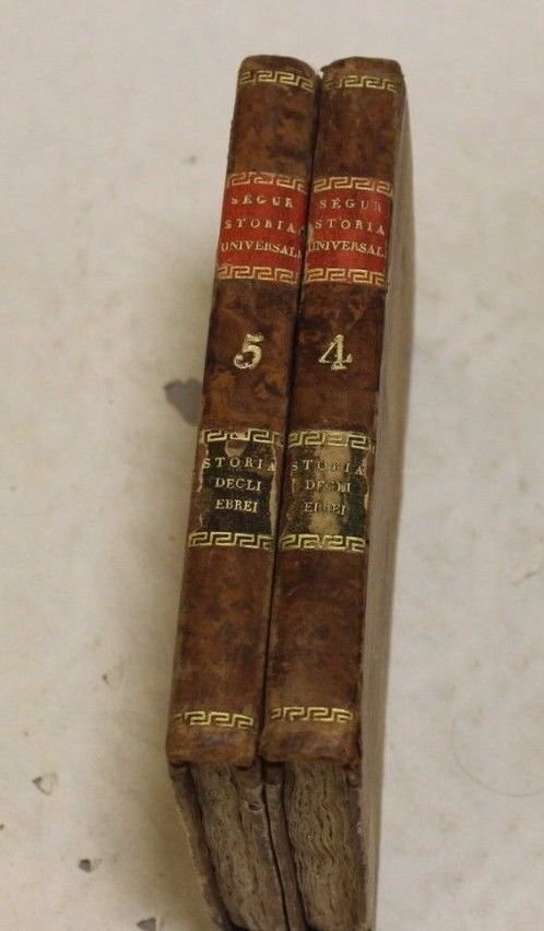 Segur Louis Philippe (Comte de). Storia degli Ebrei 2 volumi | Immagine principale