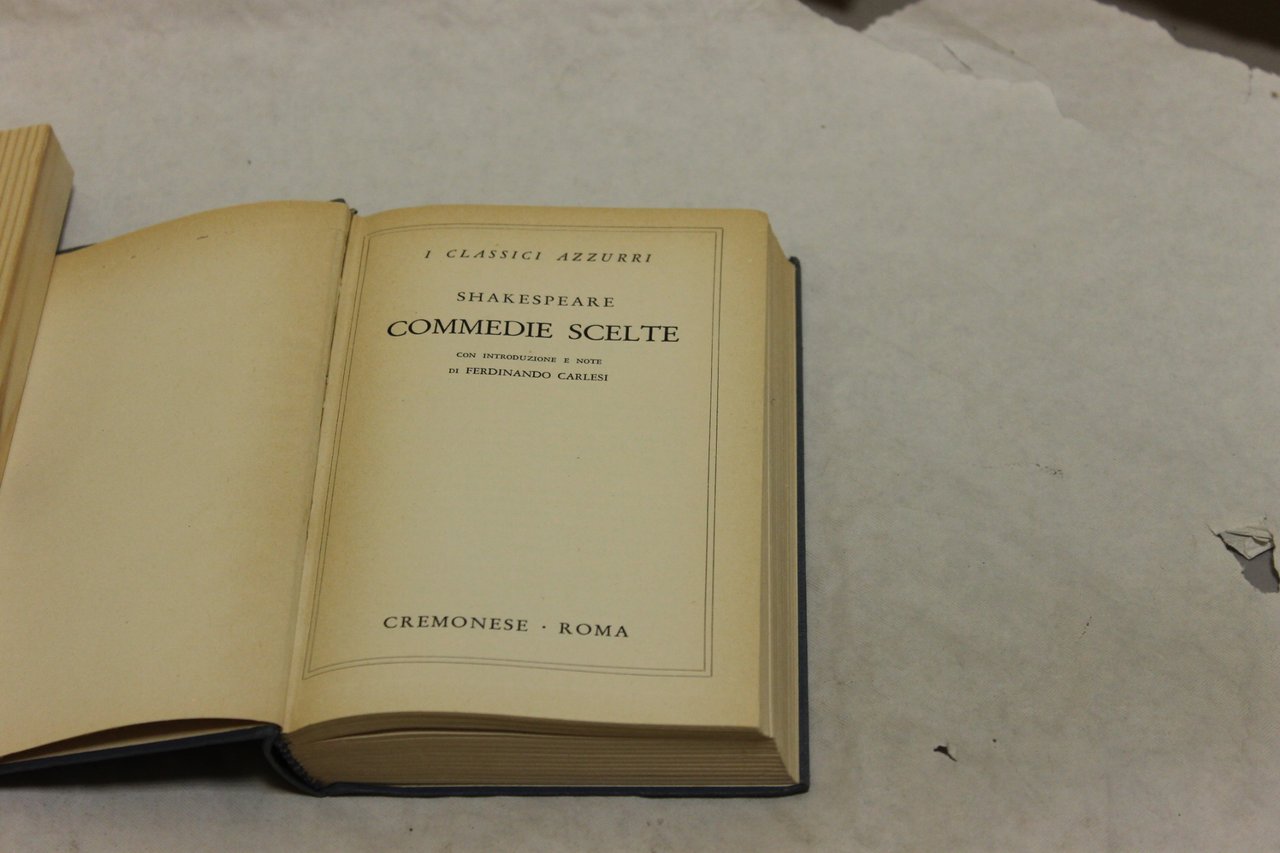 SHAKESPEARE - COMMEDIE SCELTE