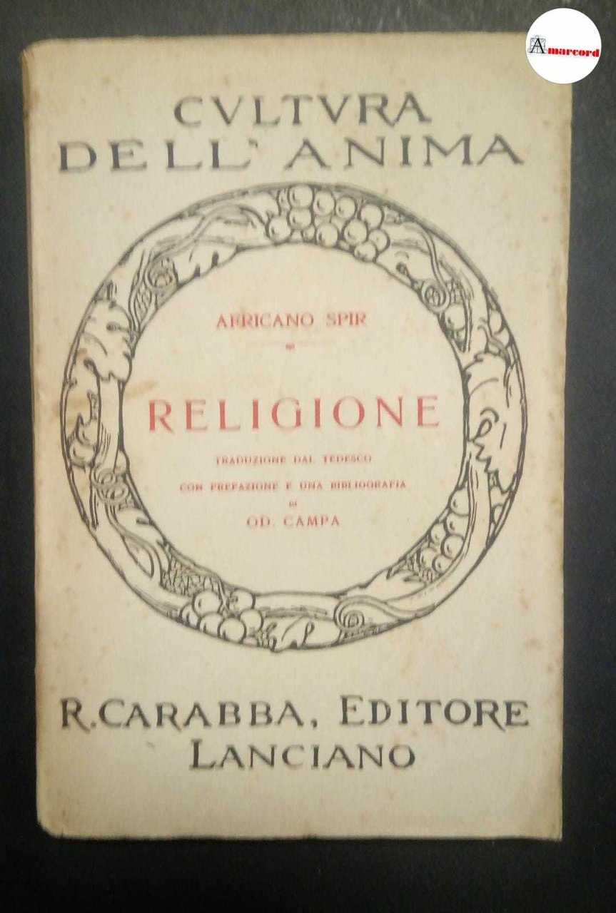 Spir Africano, Religione, Carabba, s.d.