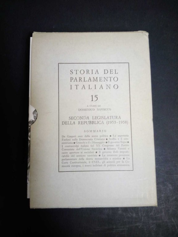 Storia del parlamento italiano 15. Seconda legislatura della repubblica (1953-1958). … | Immagine Gallery 3