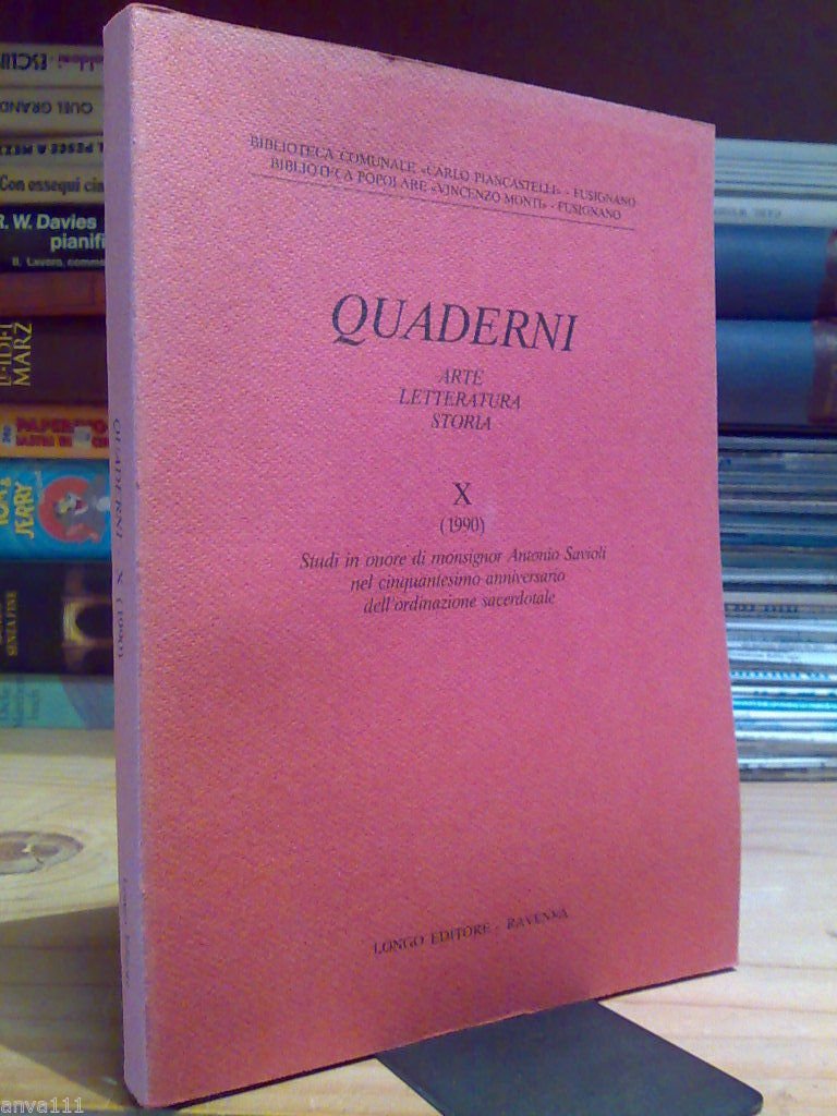 STUDI IN ONORE DI MONSIGNOR ANTONIO SAVIOLI - 1990 ( … | Immagine principale