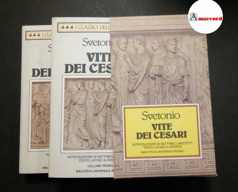 Svetonio, Vite dei Cesari (2 voll.), Bur, 1989.