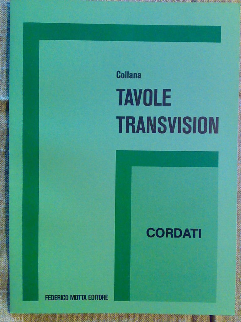 Tavole Transvision - CORDATI - Ed. Motta 1988