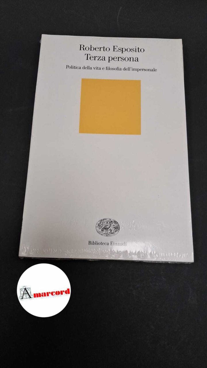 Terza persona. Politica della vita e filosofia dell'impersonale | Immagine principale