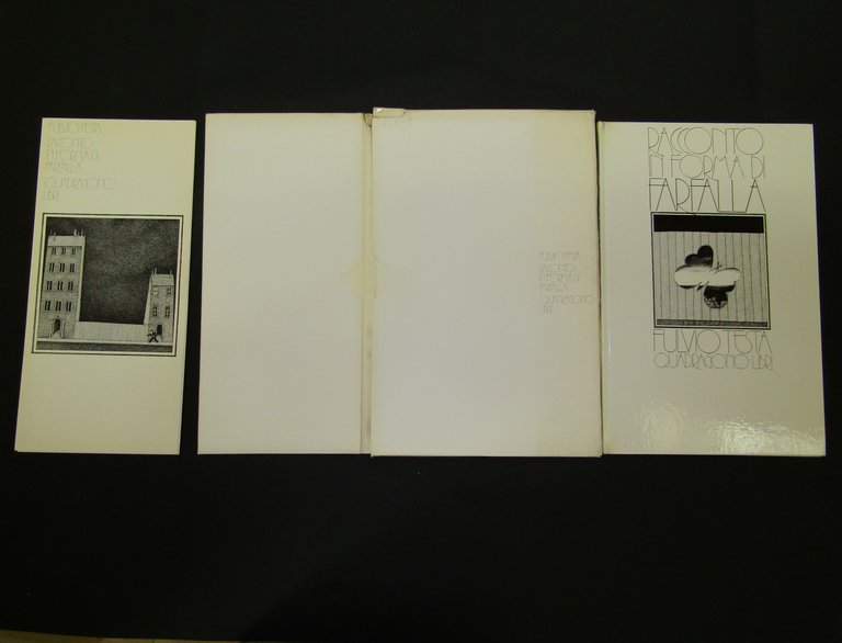 Testa Fulvio. Racconto in forma di farfalla. Quadragono. 1978