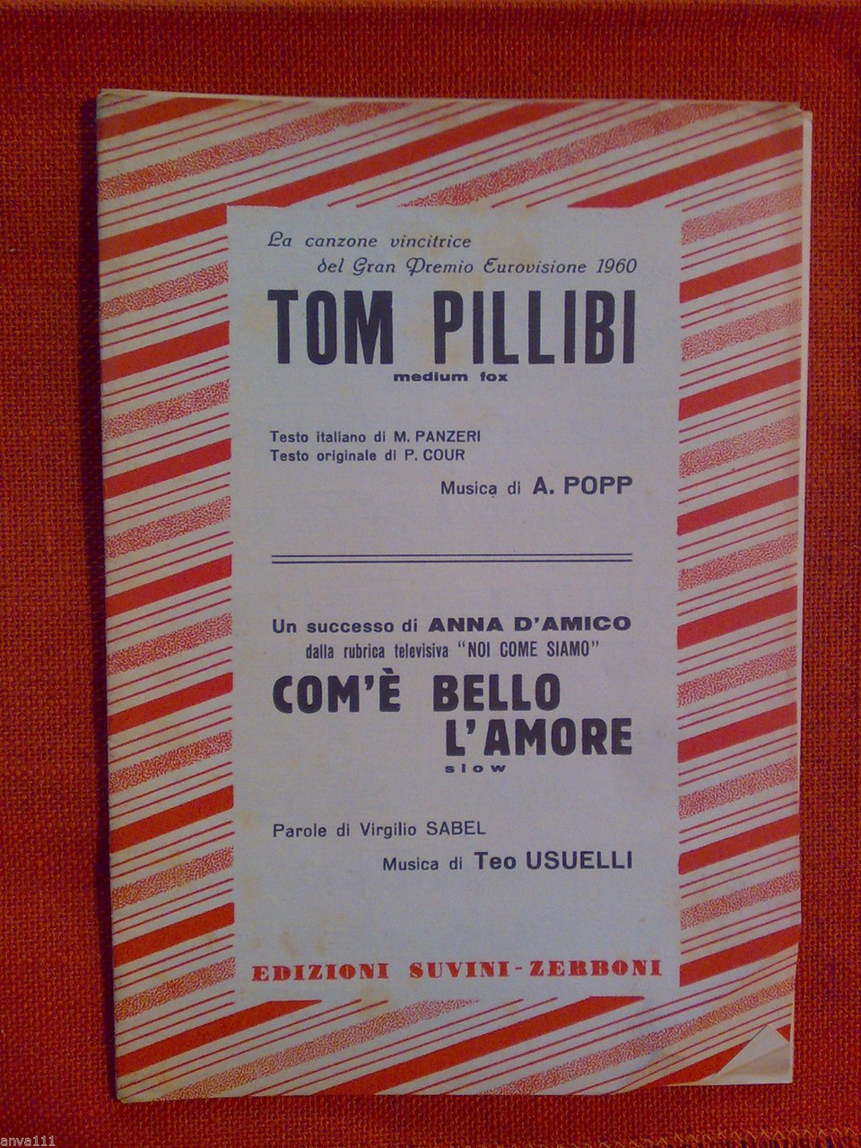 TOM PILLIBI / COM' E' BELLO L' AMORE - musica …