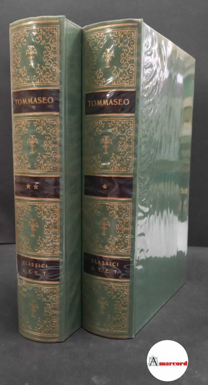 Tommaseo Niccolo, Poesie e prose (2 voll.), Utet, 1972.