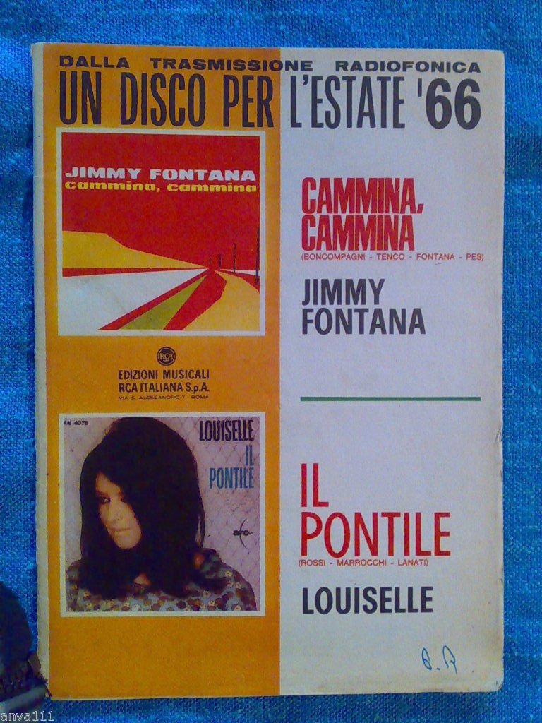 UN DISCO PER L'ESTATE '66 / JIMMY FONTANA - LUOISELLE | Immagine principale