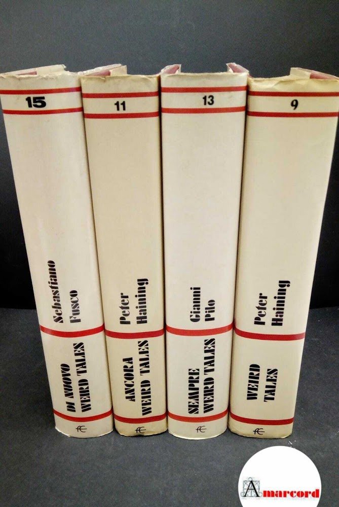 Weird tales (4 volumi), Fanucci, 1982-1986.