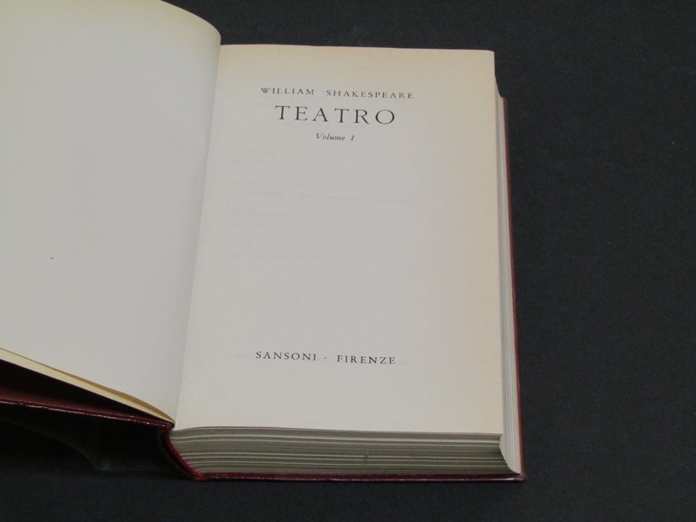 William Shakespeare. Teatro - 3 VOLL