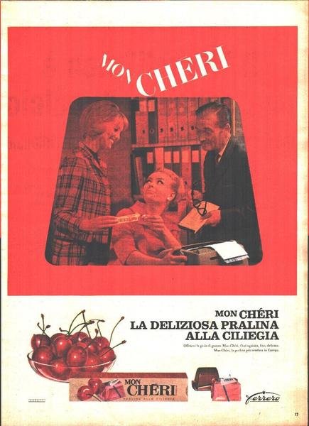 Mon Cherì Ferrero. Pubblicità 1963