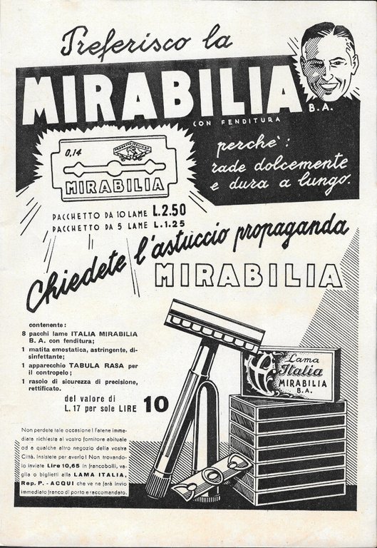 2500 Alfa Romeo / Lame da barba Mirabilia - Advertising …
