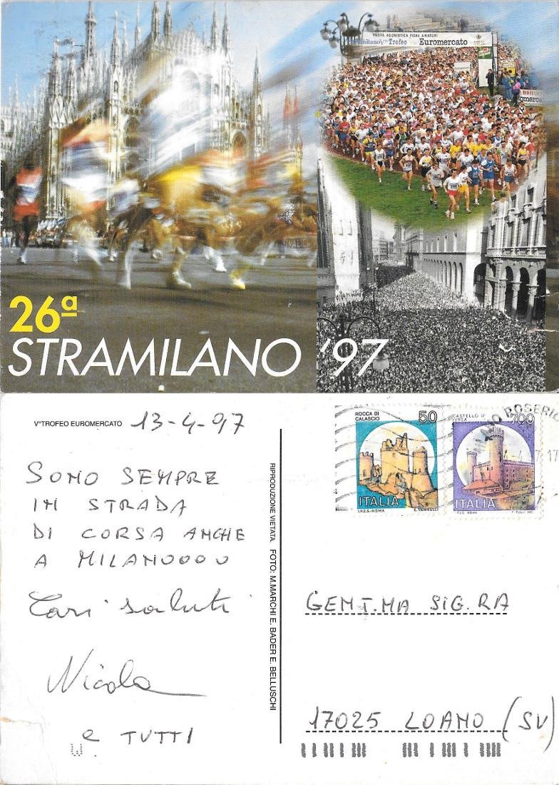26a Stramilano. Viaggiata 1997