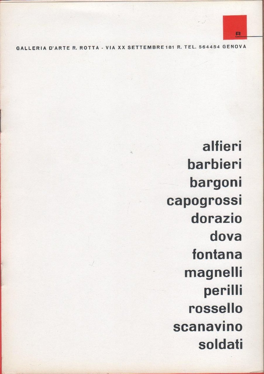 50 opere selezionate degli artisti più recenti. Galleria G. Rotta, … | Immagine principale