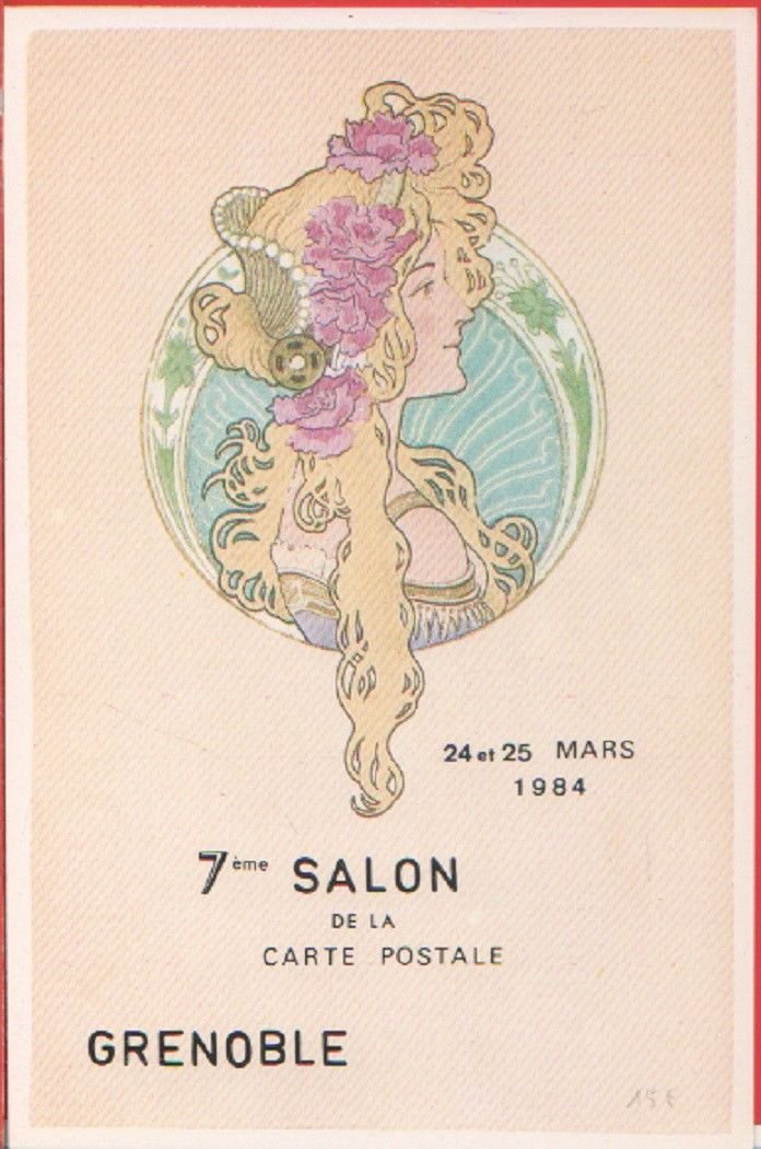 7^ Salon de la Carte Postale. Grenoble 1984. Originale. Non …