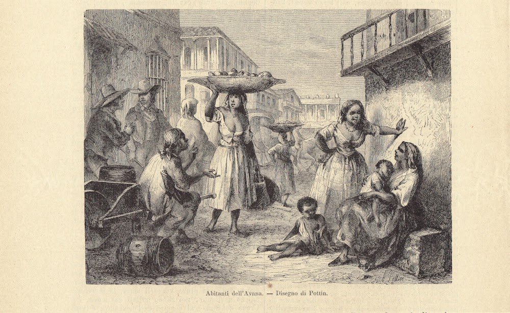 Abitanti dell'Avana. Illustrazione 1864