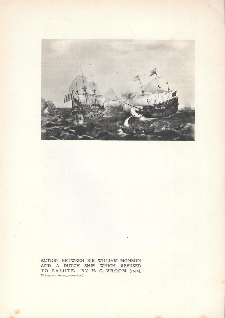 Action between sir W. Monson.. by H.C. Vroom/Medaillon; L'age d'oro …
