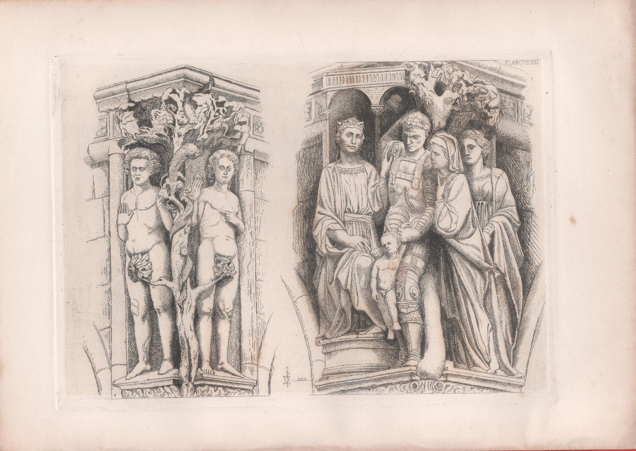 Adam and Eve and Solomon at Ducal Palace in Venice. … | Immagine principale