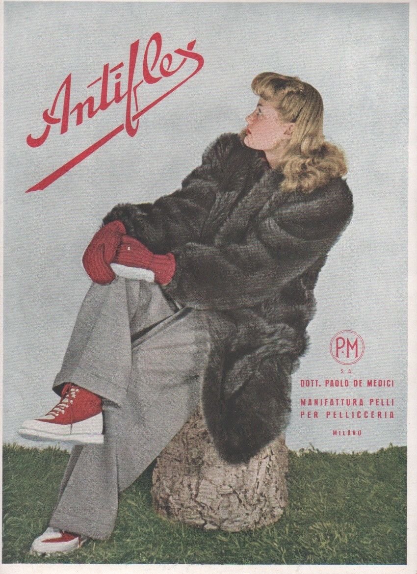 Advertising - Antiflex pelliccie. Milano - Pubblicità 1941