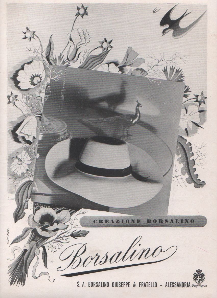 Advertising - Borsalino - Pubblicità 1944